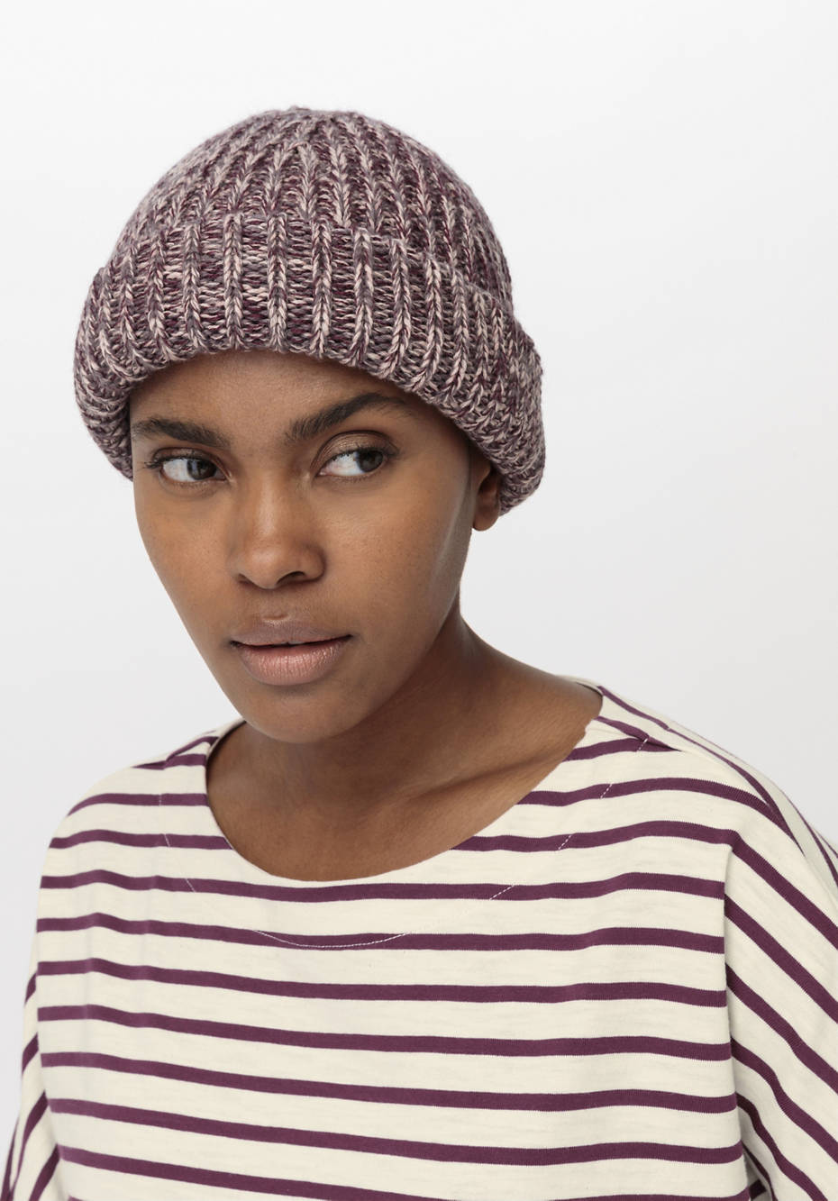 Ribbed Knit Hat in Fair Trade Silk Alpaca Merino Wool Blend – Westlake Knits