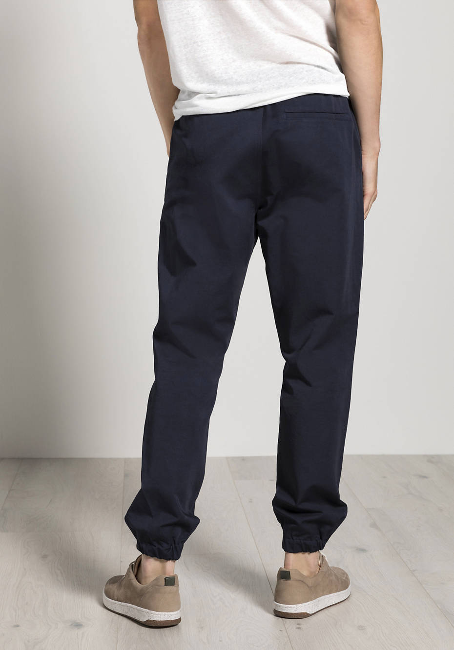 Herren Cargohose Baggy Fit | Baumwoll-Mix | Mit Gummizug | Relaxed Freizeithose Für Arbeit & Outdoor