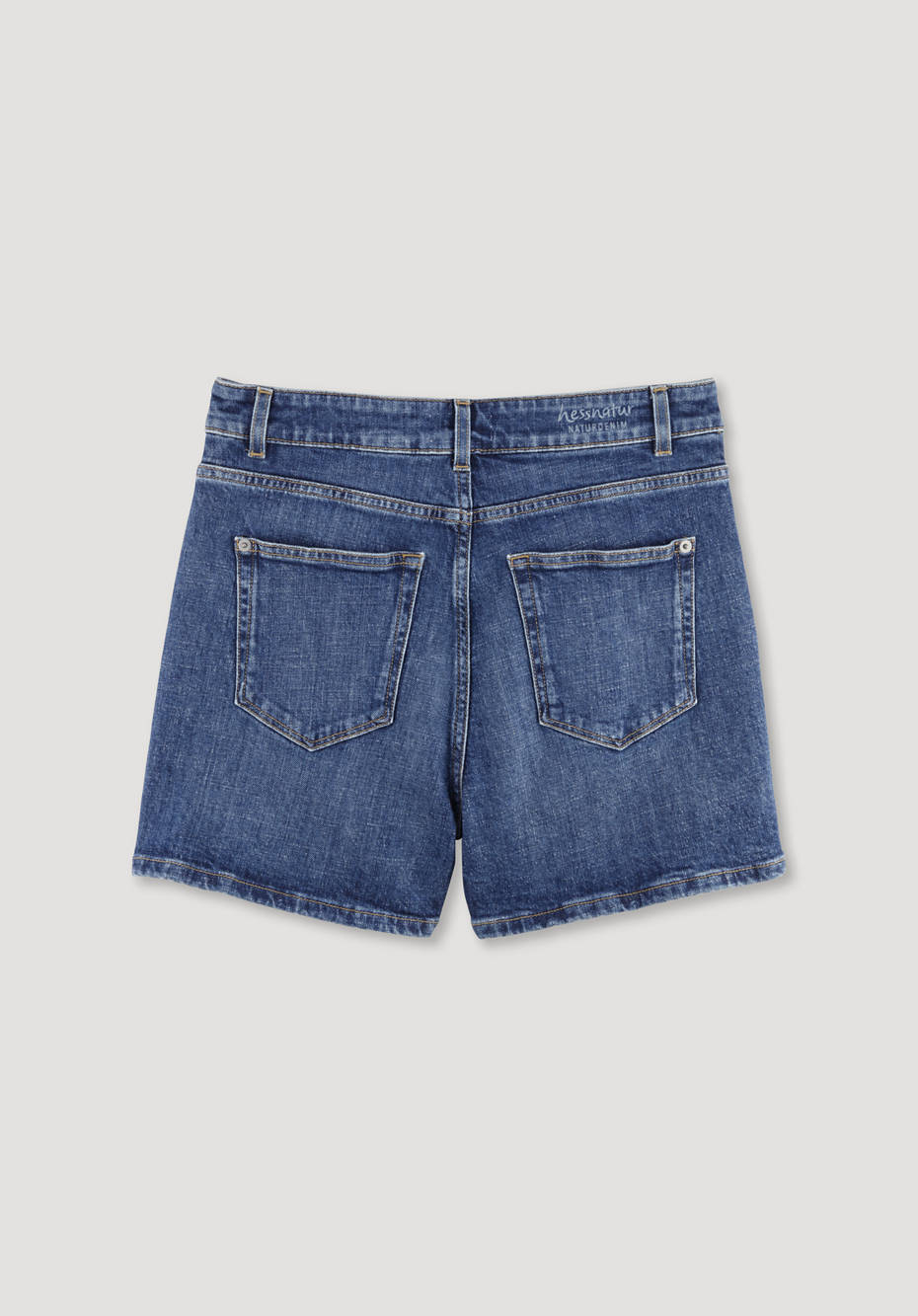 Jean shorts made from organic denim