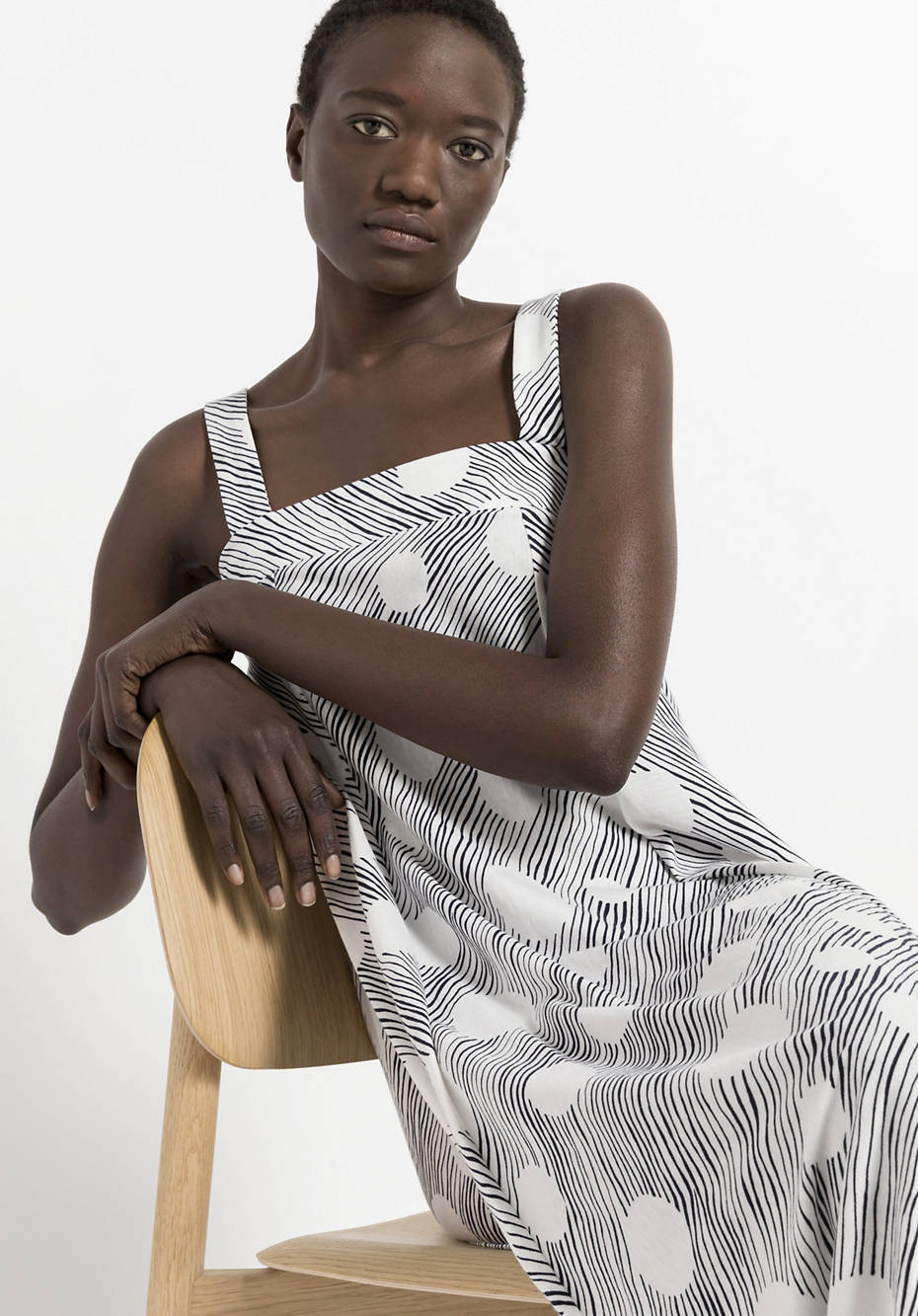 Jersey-Kleid aus reiner Bio-Baumwolle