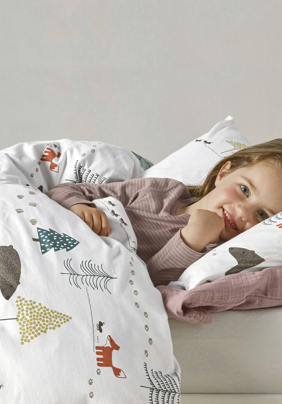 Jersey bed linen set made from pure organic cotton