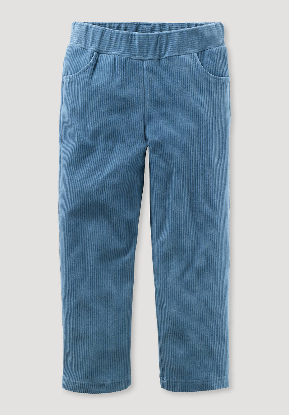Jersey corduroy trousers made from pure organic cotton