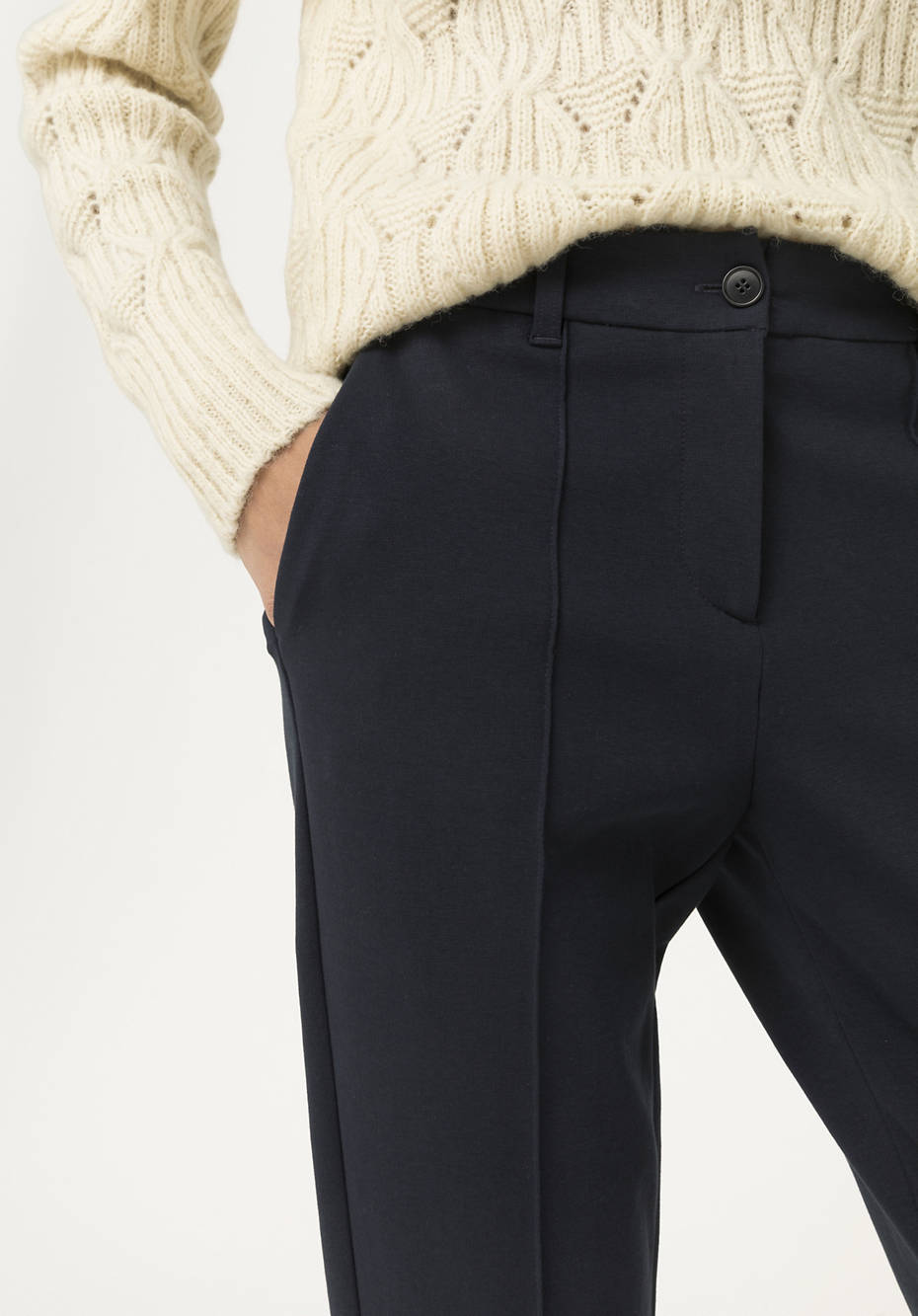 Jersey pants made of organic cotton