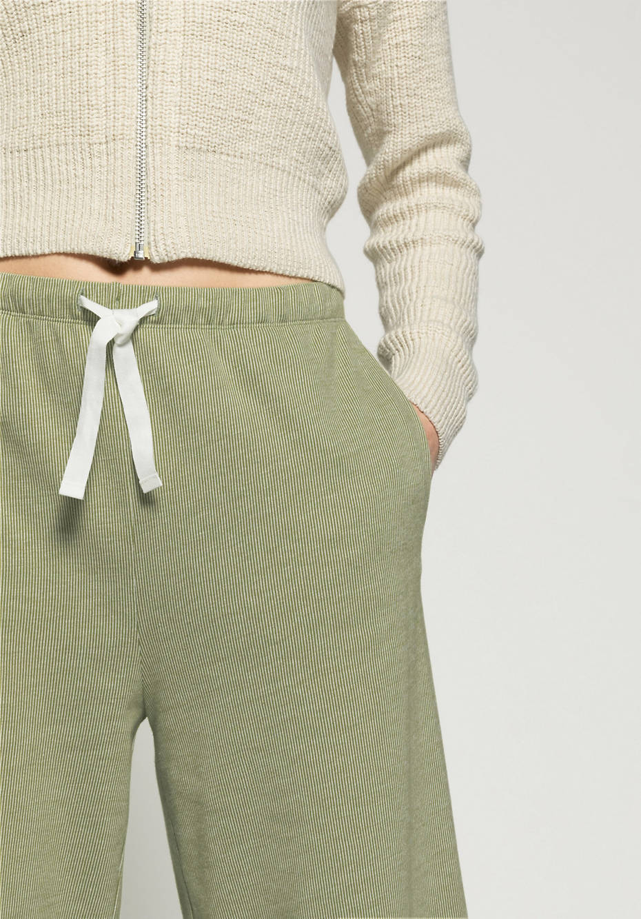 Jersey trousers made from pure organic cotton