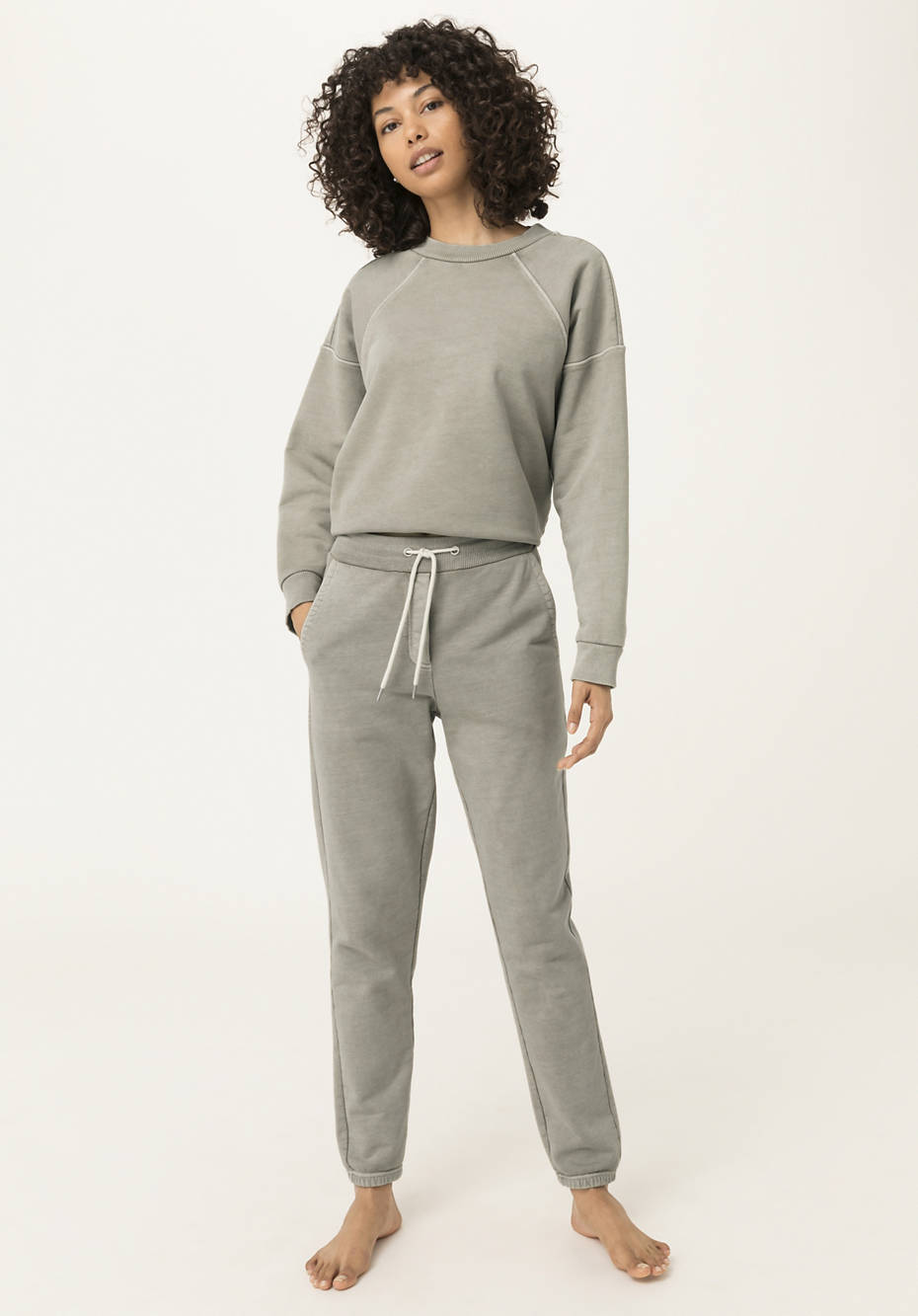 Joggpants mineralgefärbt aus reiner Bio-Baumwolle