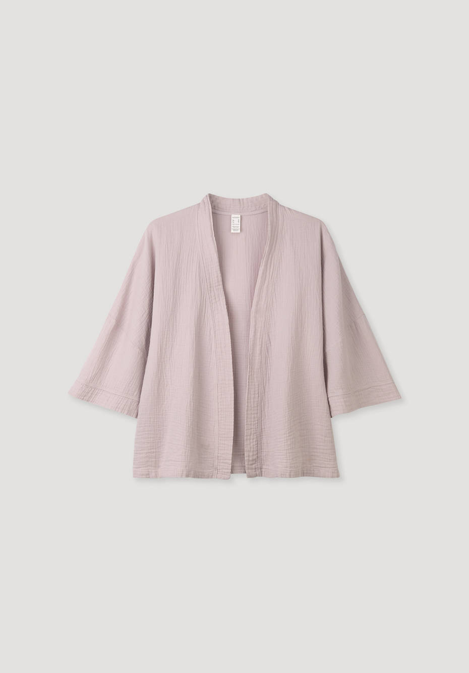 Kimono-style muslin jacket made from pure organic cotton