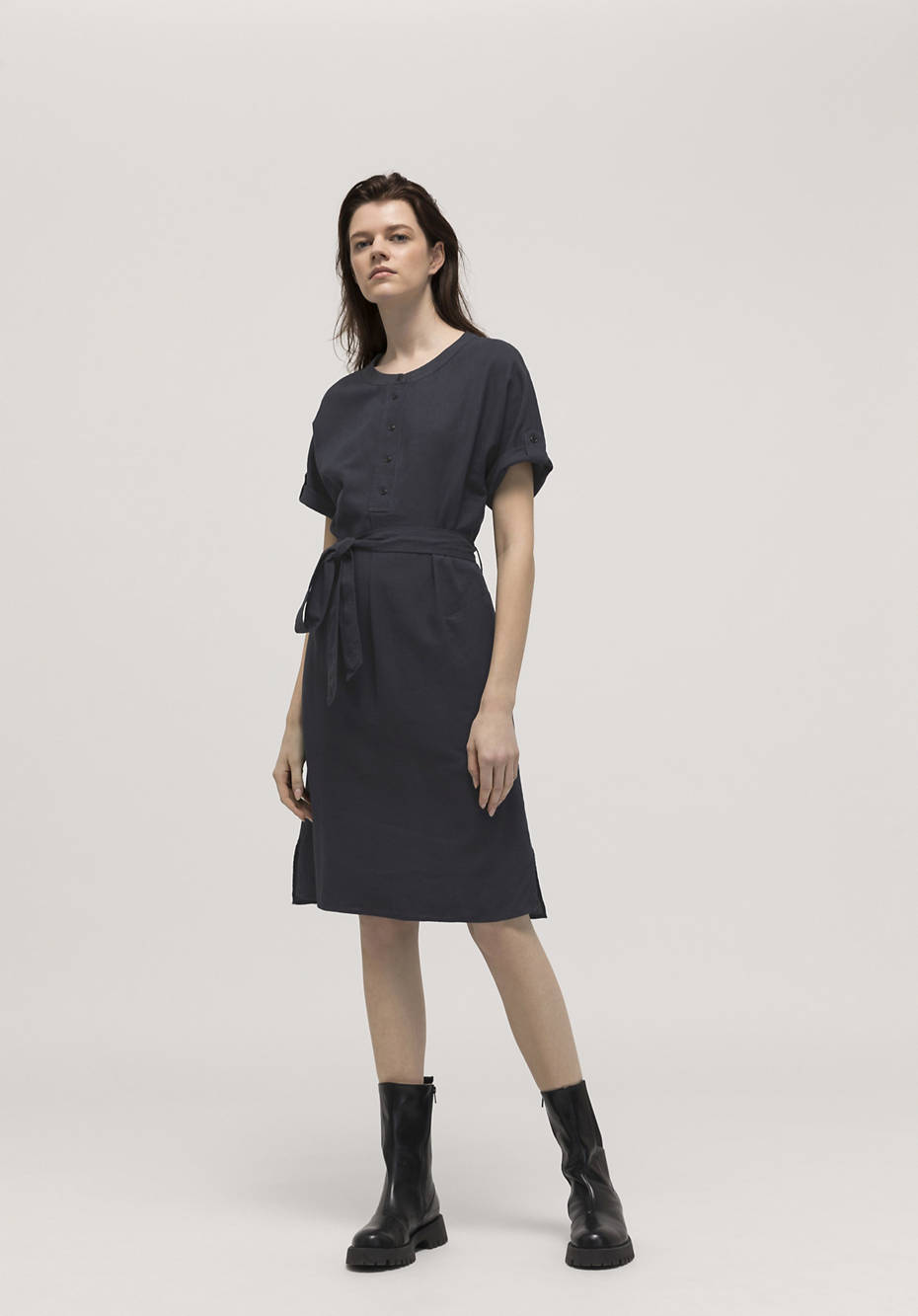 Kleid aus Hanf mit Bio-Baumwolle
