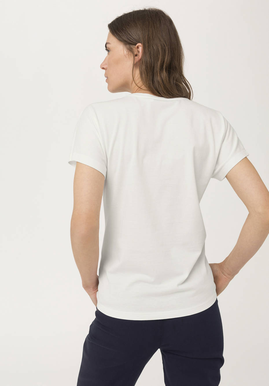 Kurzarm-Shirt aus reiner Bio-Pima Baumwolle
