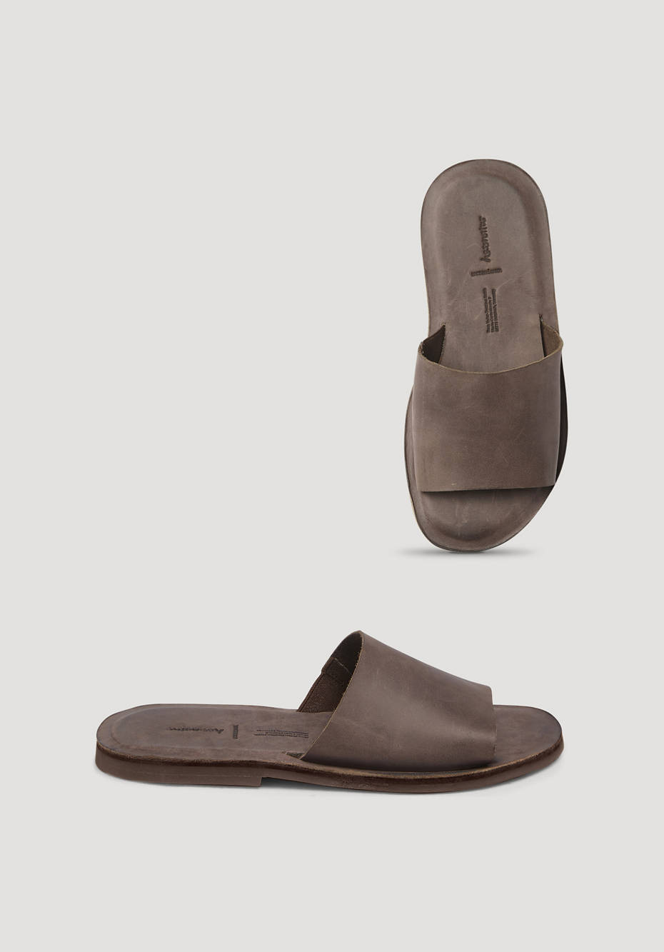 Leder-Pantolette