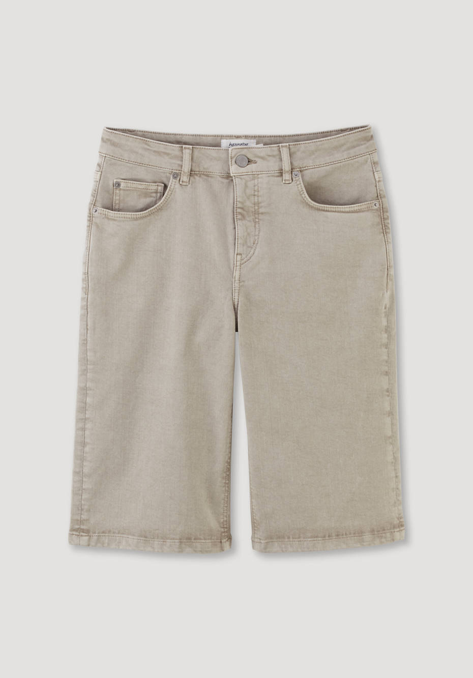Limited by Nature shorts mineral-dyed in organic denim