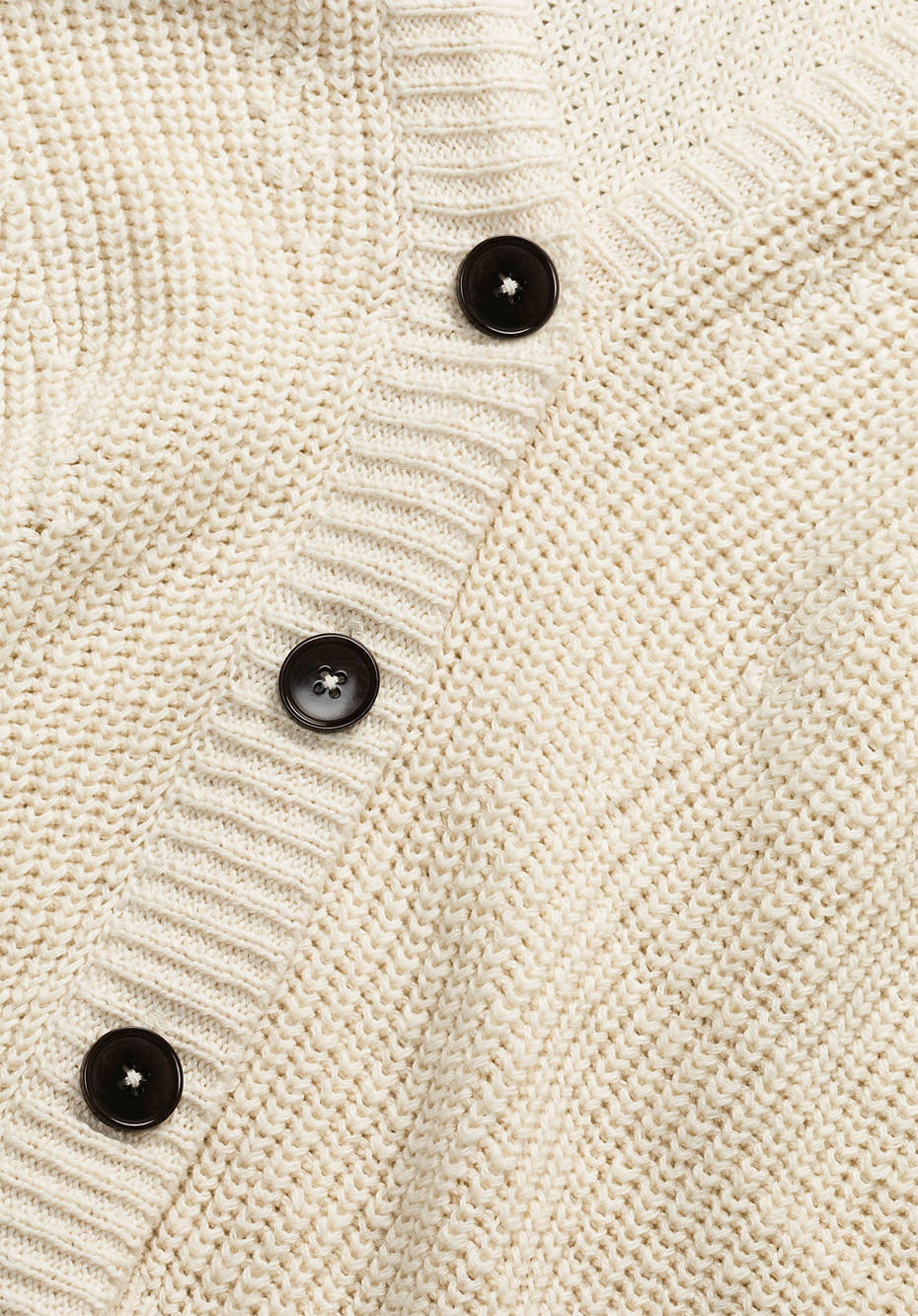 Linen and organic cotton cardigan