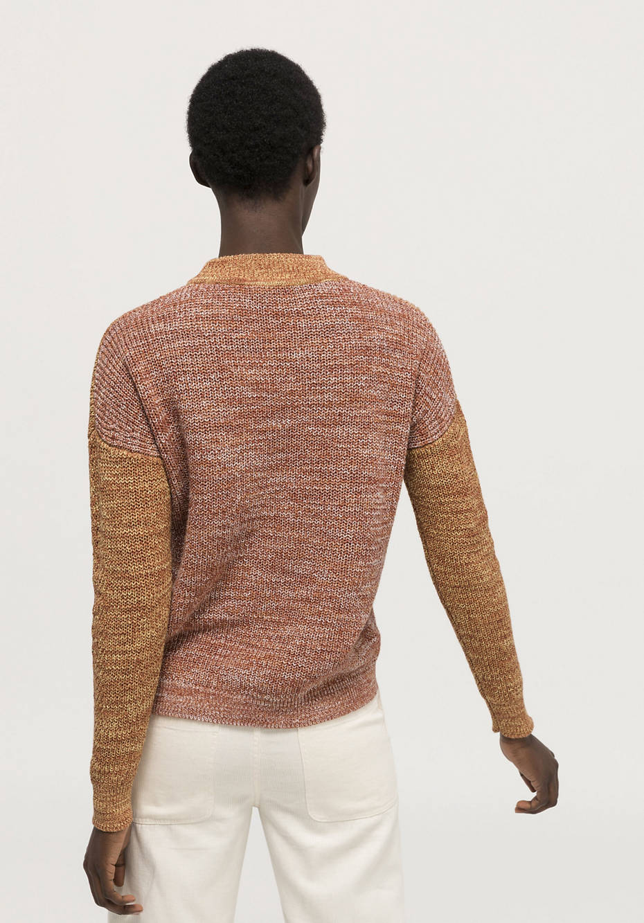 Linen with cotton sweater