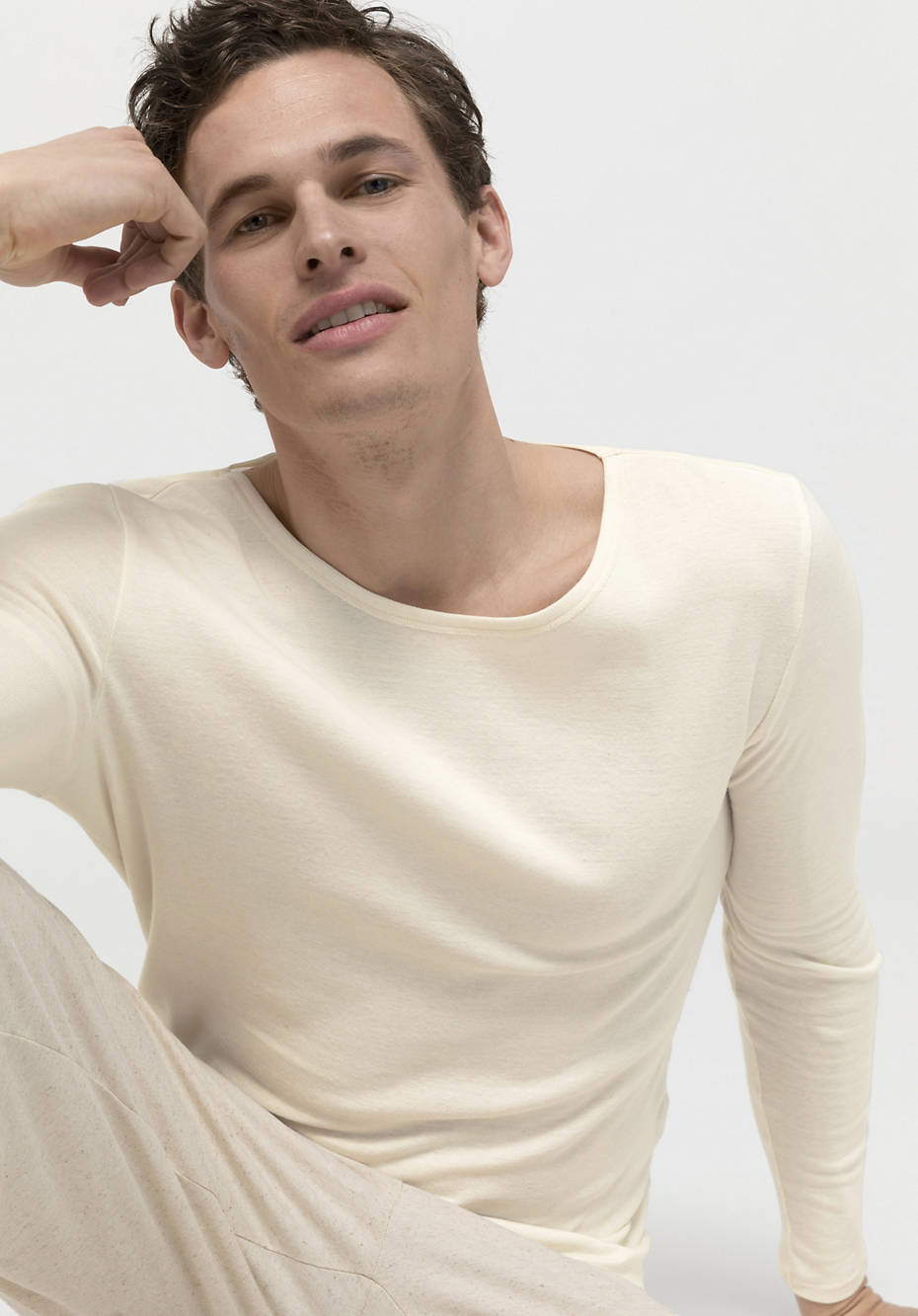 Long-sleeved shirt ModernNATURE made of pure organic cotton