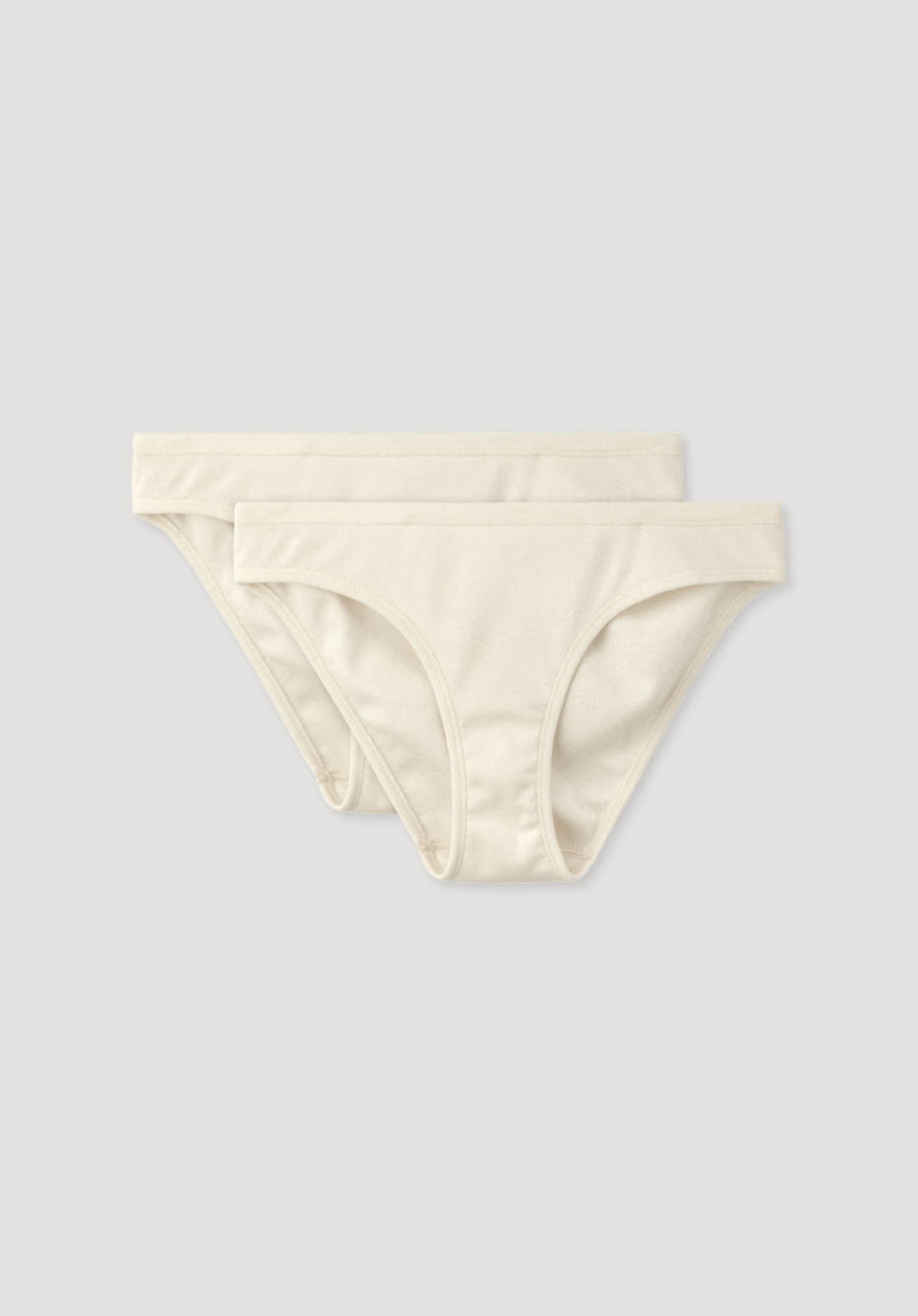 Low cut briefs in a pack of 2 PURE NATURE made from pure organic