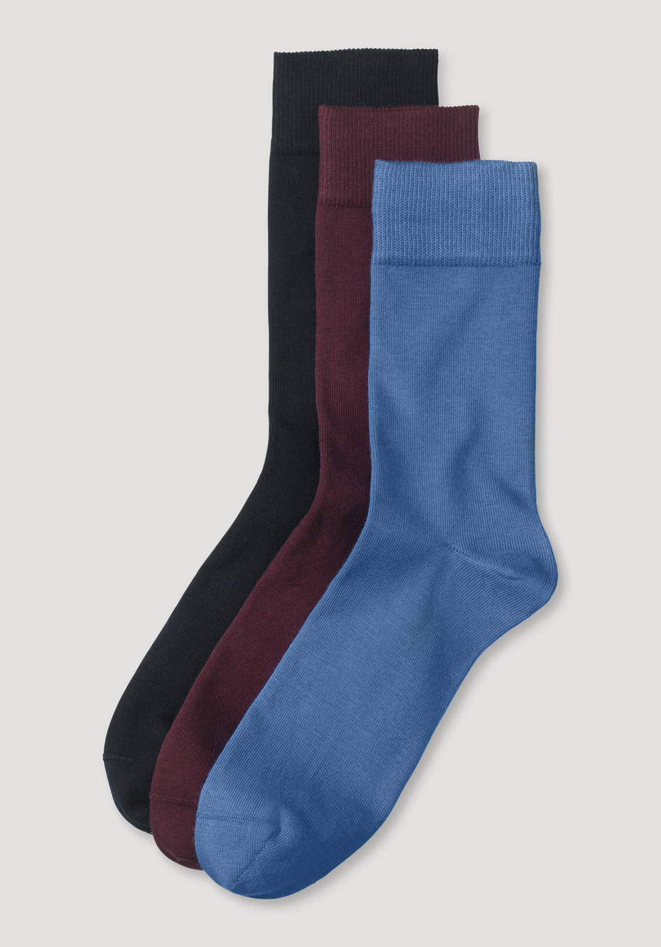 Men's socks in a set of 3 made from organic cotton