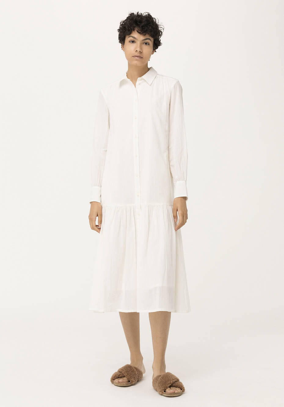Midikleid aus reiner Bio-Baumwolle