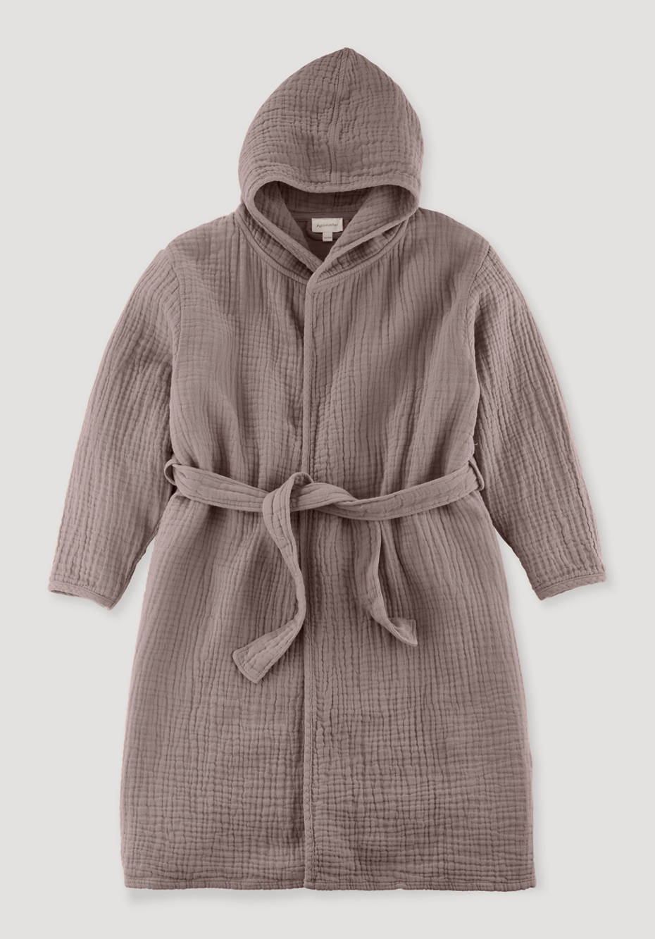 Muslin children's bathrobe made from pure organic cotton