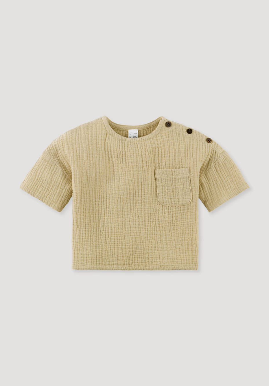 Musselin Shirt aus reiner Bio-Baumwolle