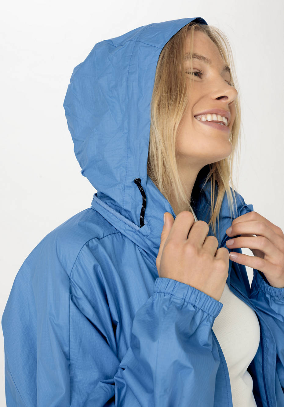 Nature Shell Oversize windbreaker made from pure organic cotton