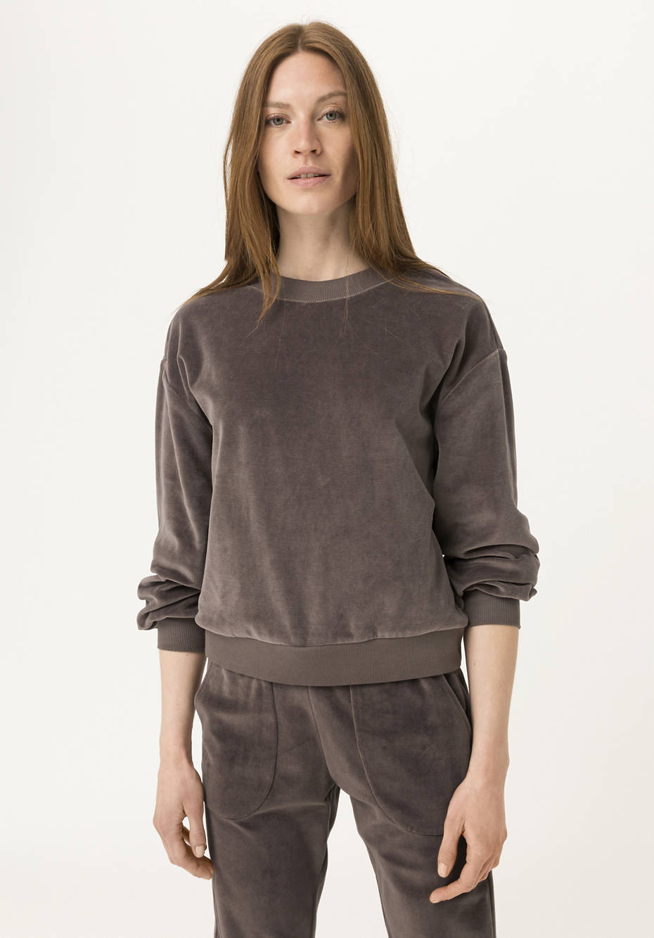 Nicki-Sweatshirt aus reiner Bio-Baumwolle