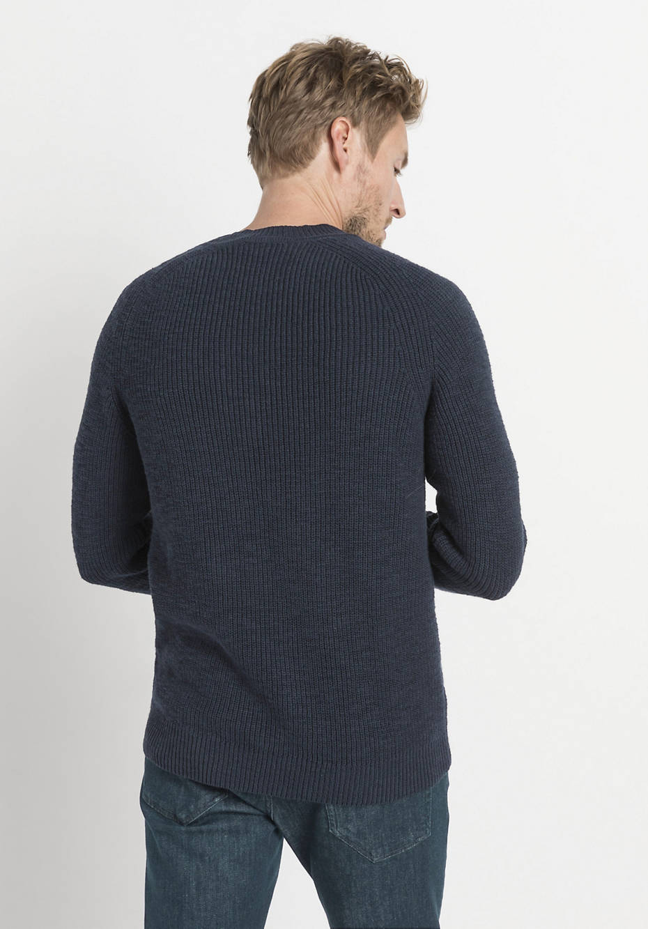 Organic cotton sweater with kapok