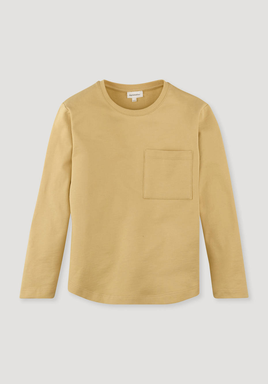 Organic cotton sweatshirt with kapok