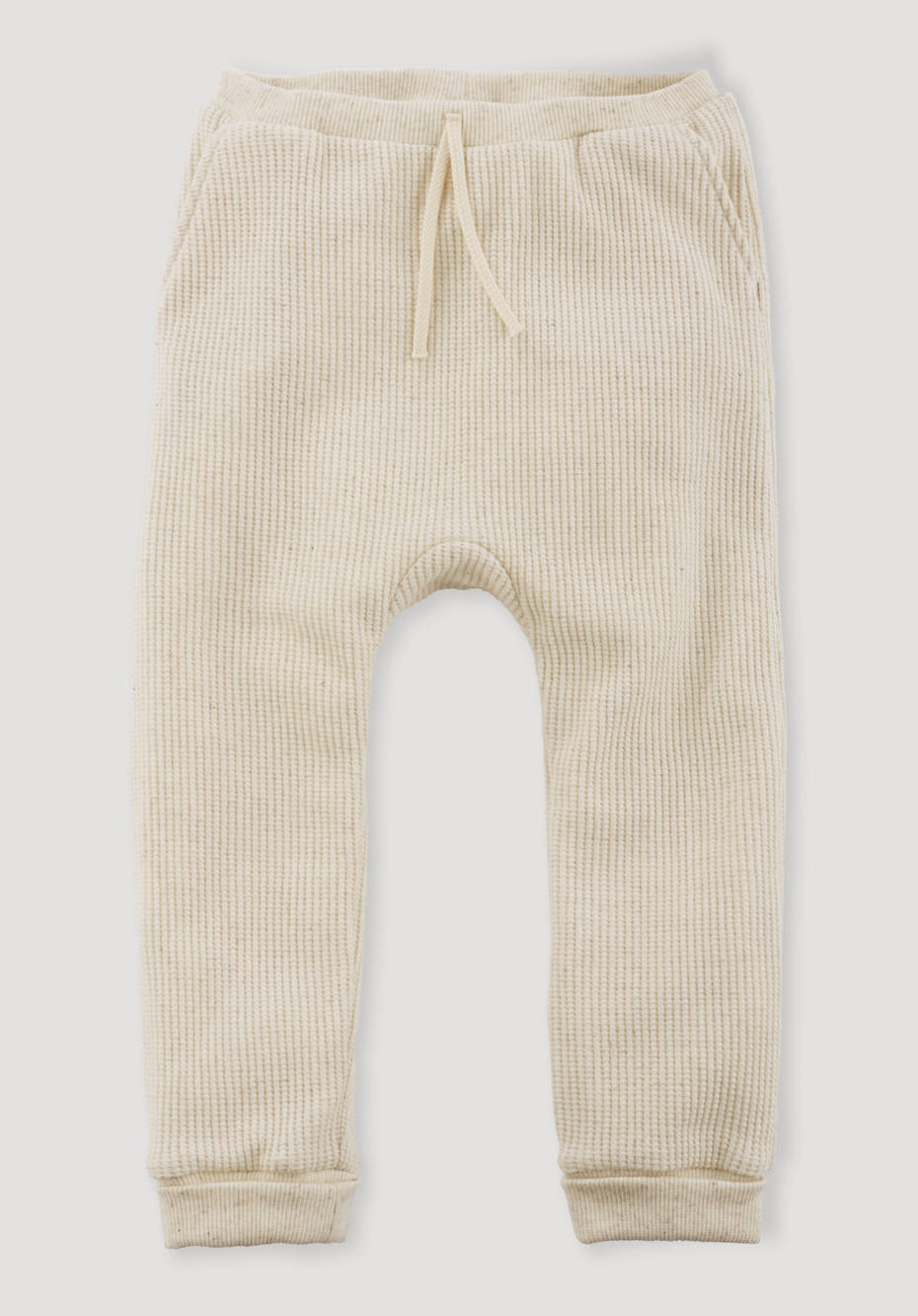 Organic cotton trousers with linen