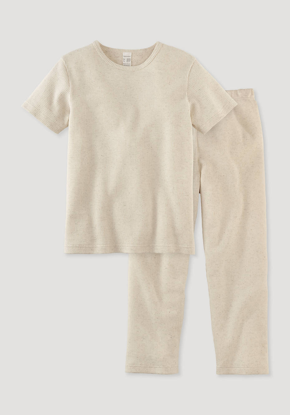 Pajamas made from organic cotton with linen