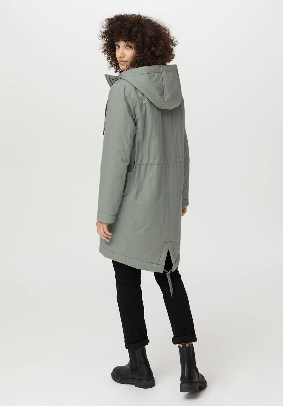 Parka Nature Shell made from pure organic cotton