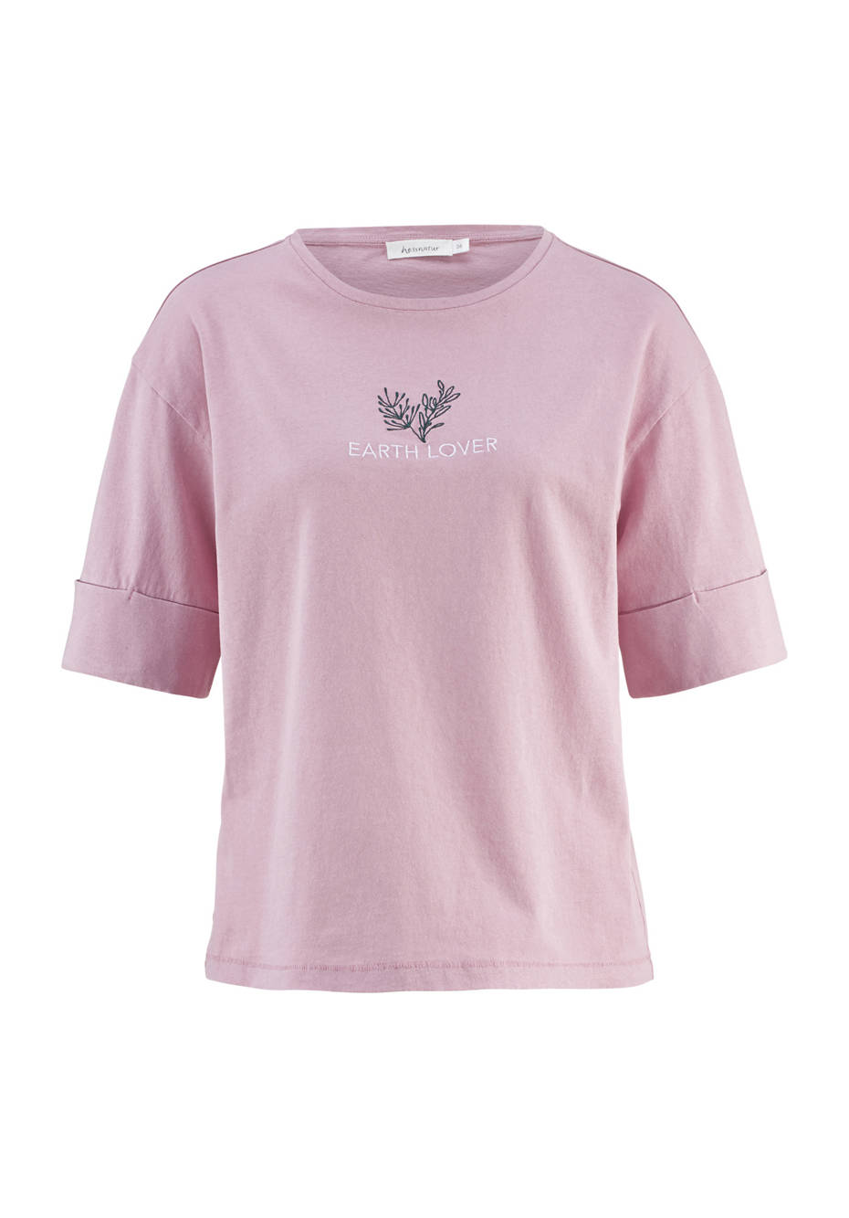 damen t shirt mit fahrrad motiv hess natur