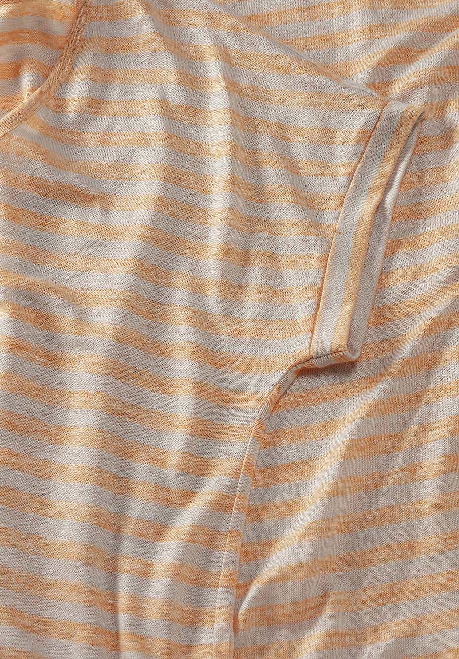 Pure linen striped shirt