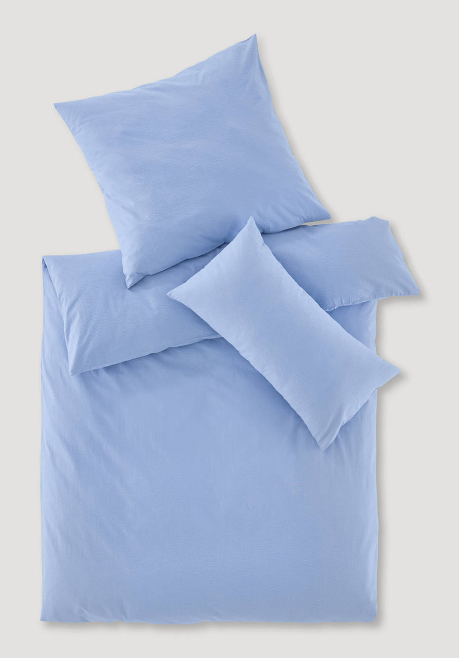 Pure organic cotton seersucker bed linen