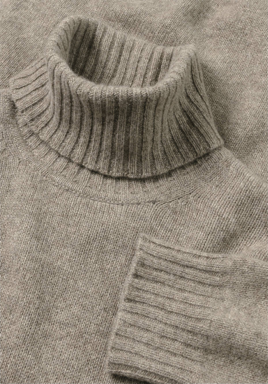 Pure yak turtleneck sweater