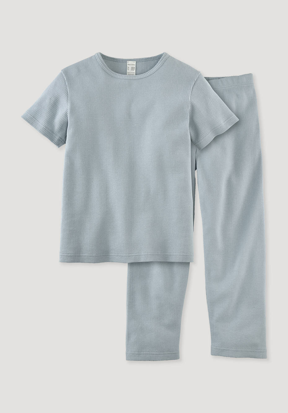 Pyjama aus Bio-Baumwolle mit Leinen
