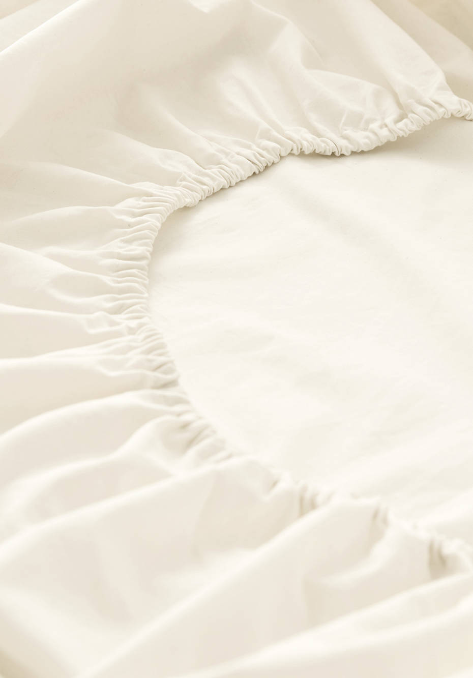 Renforcé fitted sheet made from pure organic cotton