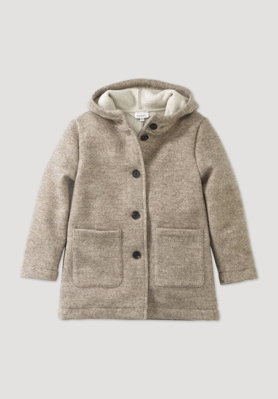 Rhön coat with a hood made of pure new wool