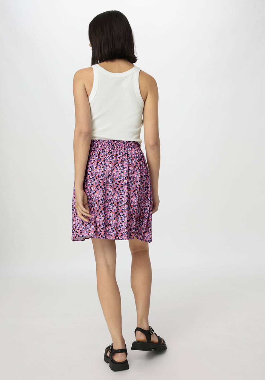 Skirt Mini Relaxed made of LENZING™ ECOVERO™ viscose 55454