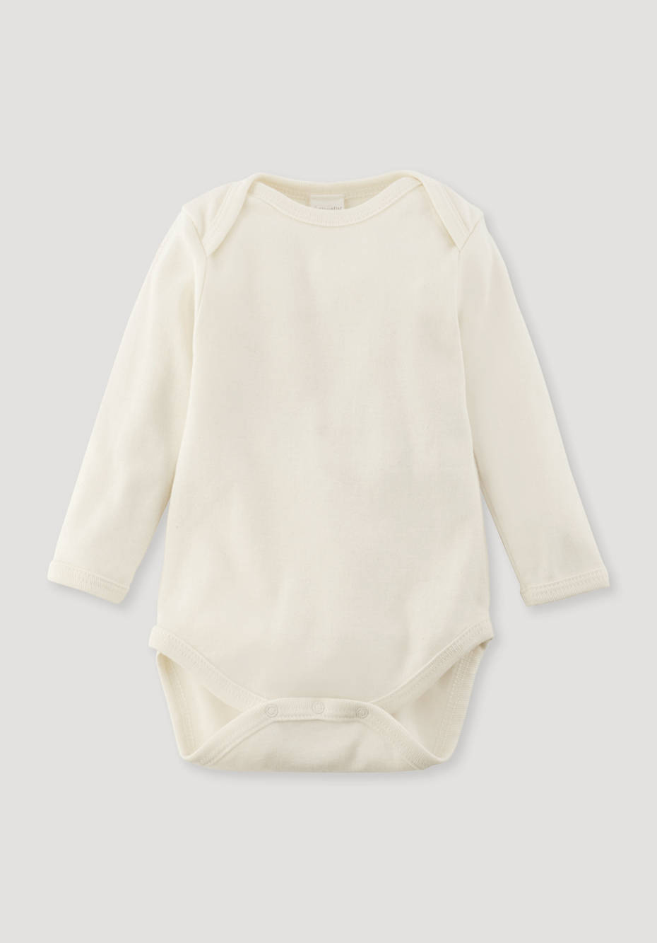 Slim long-sleeved body made of pure organic cotton