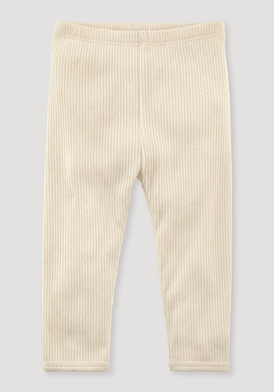 Slim trousers made of organic cotton with virgin wool