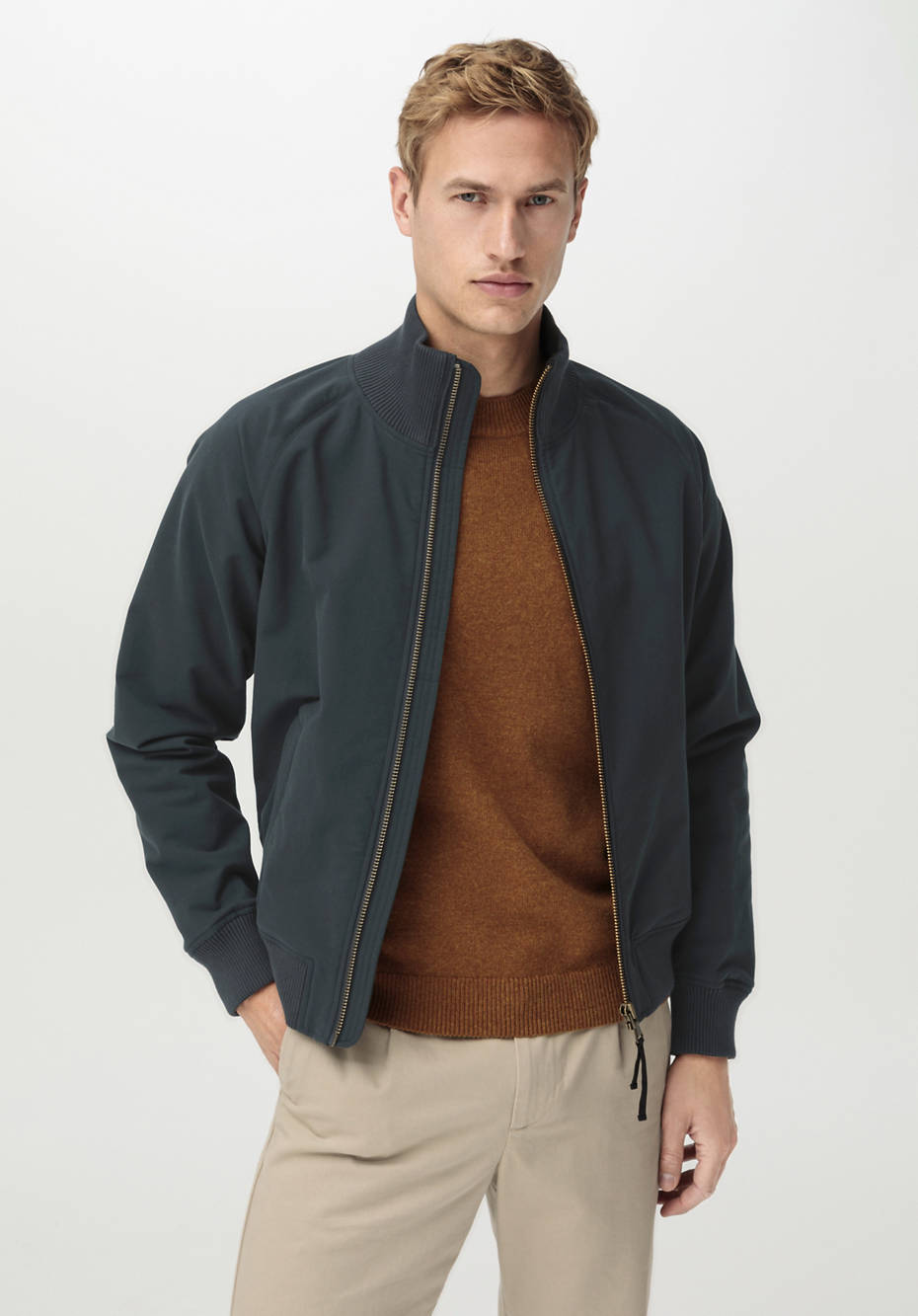 Organic cotton top jacket mens