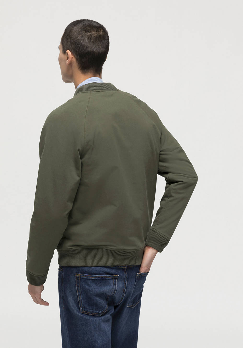 Softshell blouson made from pure organic cotton