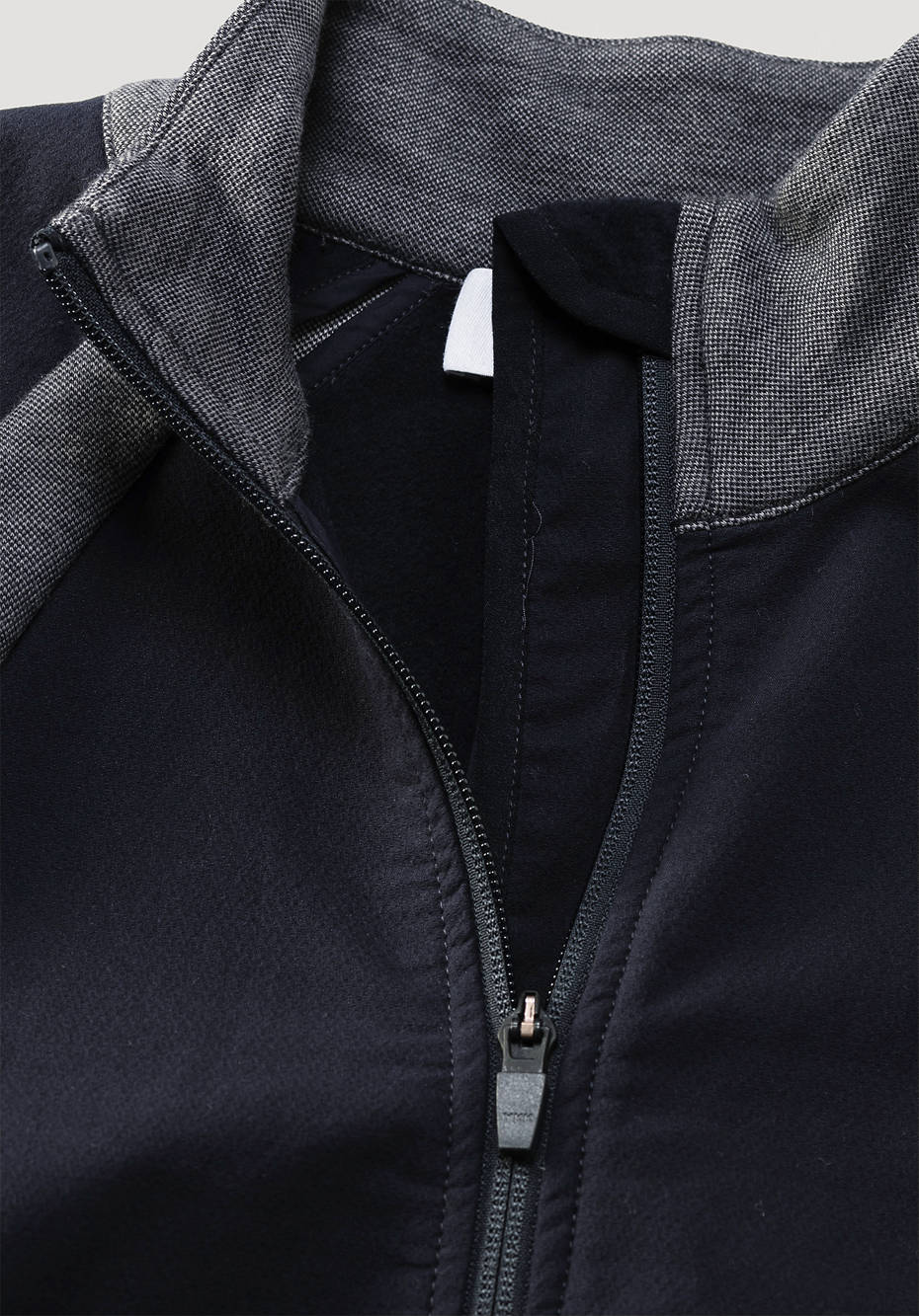 Softshell hybrid jacket made of organic cotton with organic merino wool