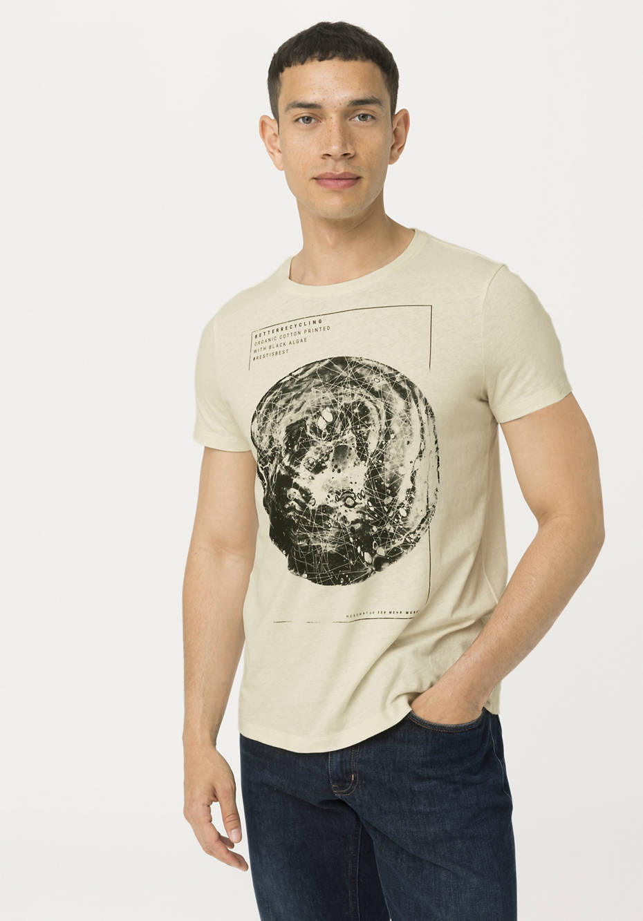 Statement T-Shirt aus reiner Bio-Baumwolle