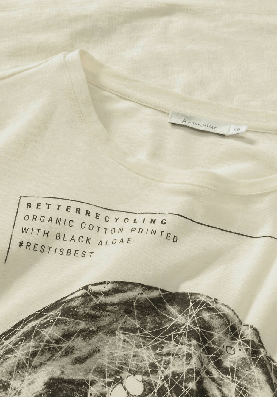 Statement T-Shirt aus reiner Bio-Baumwolle