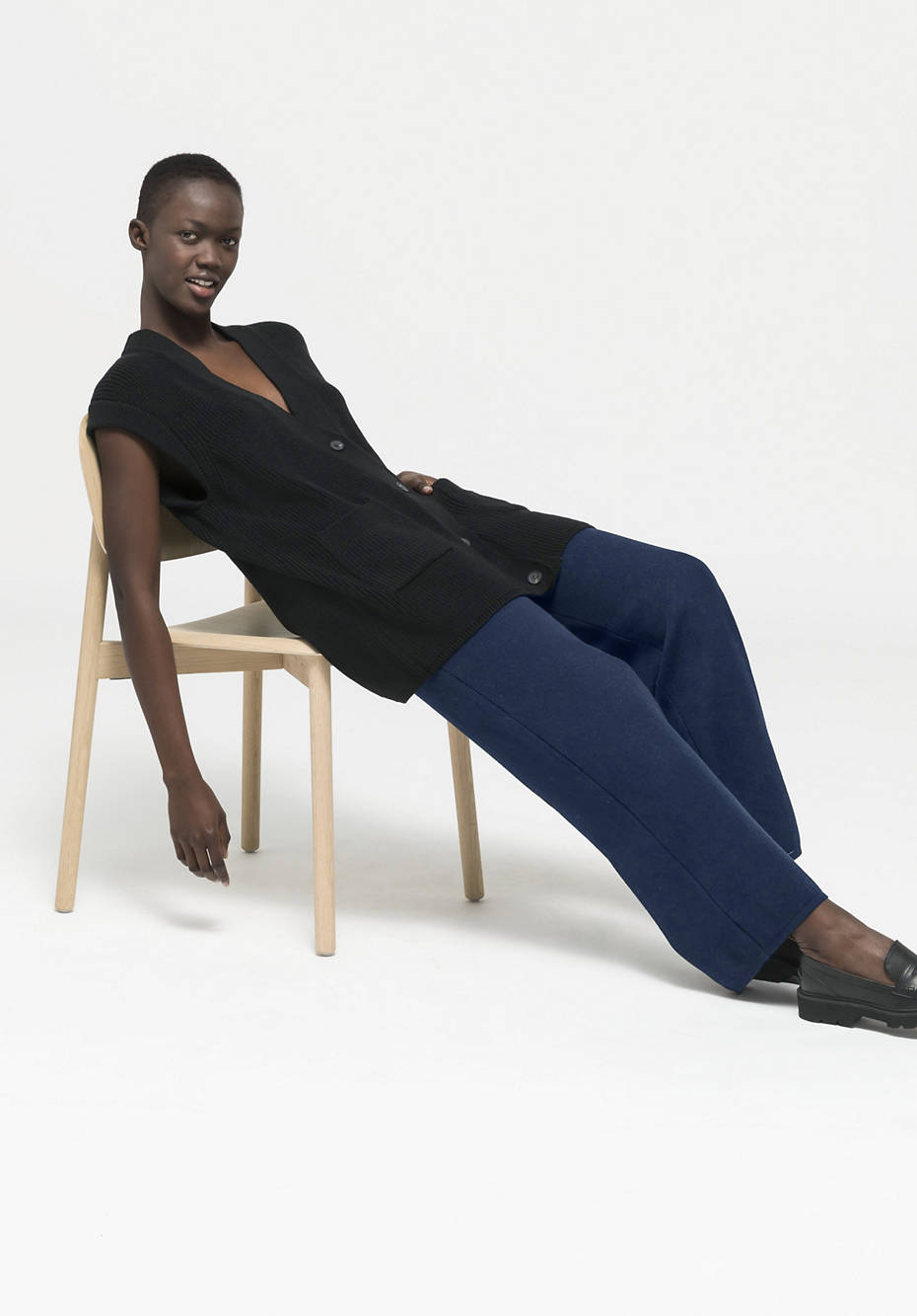 Strickhose aus Bio-Baumwolle und Bio-Schurwolle