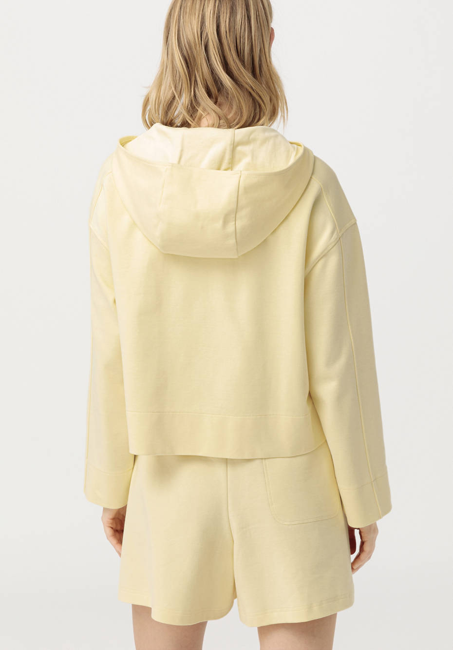 Sweat jacket made from organic cotton