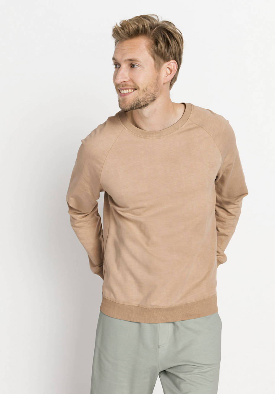 Sweatshirt aus Bio-Baumwolle mit Kapok