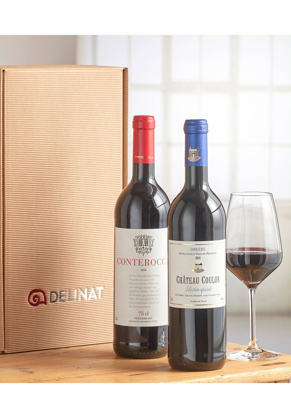 Two organic wines from Delinat