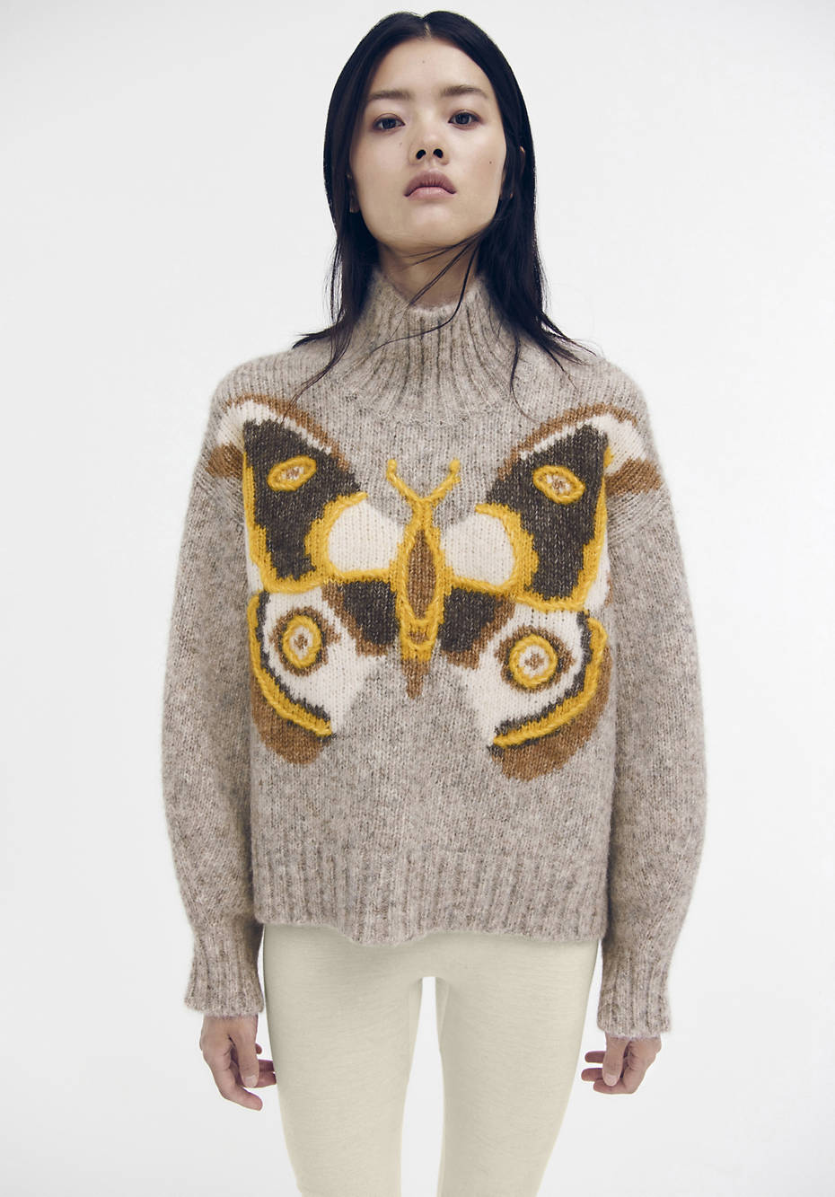 WUNDERKIND × HESSNATUR Pullover Oversized aus Alpakamix von hessnatur