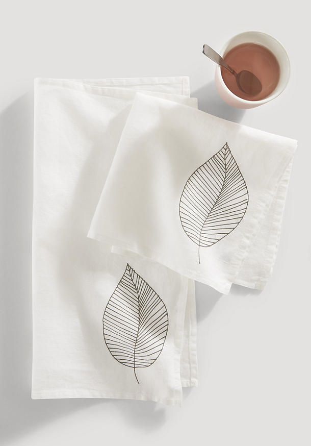 Levono serviette in a set of 2 made of pure linen